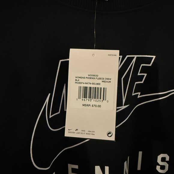 Nike Women's Black Tennis Hoodie - Picture 2 of 3